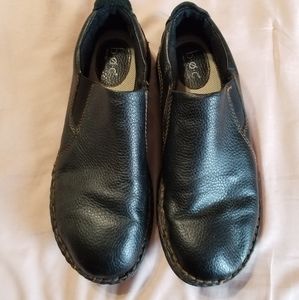 Boc Born Concept Women’s Brown Leather Slip On Mule Shoes Sz 8M